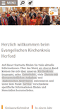 Mobile Screenshot of kirchenkreis-herford.de